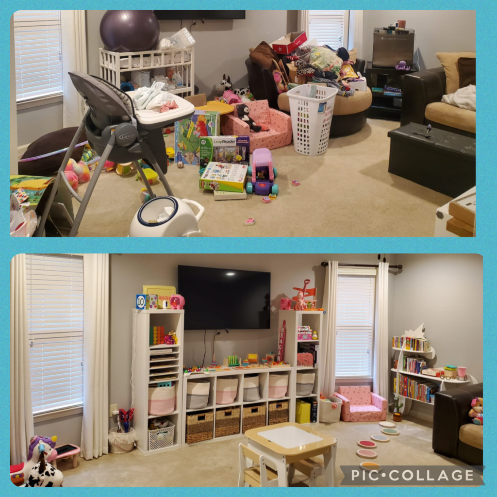 A look at a before & after cleaning.