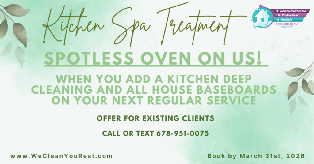 March Kitchen Spa Treatment Promotions 2 existing clients march